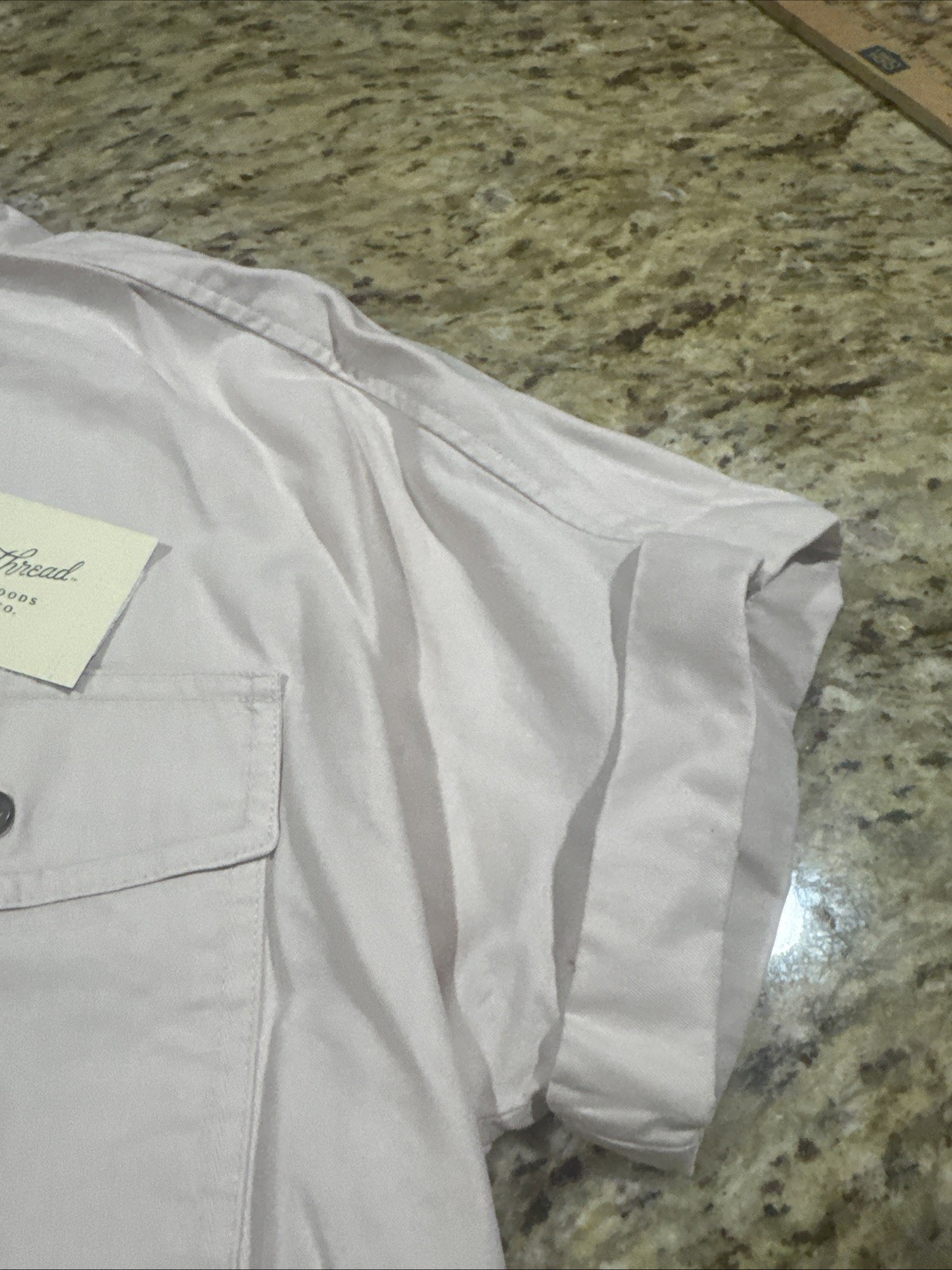 Universal Thread Short Sleeve Utility Button Down… - image 4