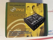 PYLE-PRO Premium Direct Injection Audio Box PDC22 Signal Amplifier