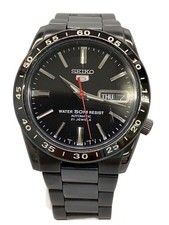 SEIKO Automatic Wristwatch Analog Stainless BLK BLK 7S26 02T0