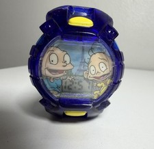 VTG 2000 Burger King Rugrats in Paris Tommy Dil Digital Watch Blue Nickelodeon