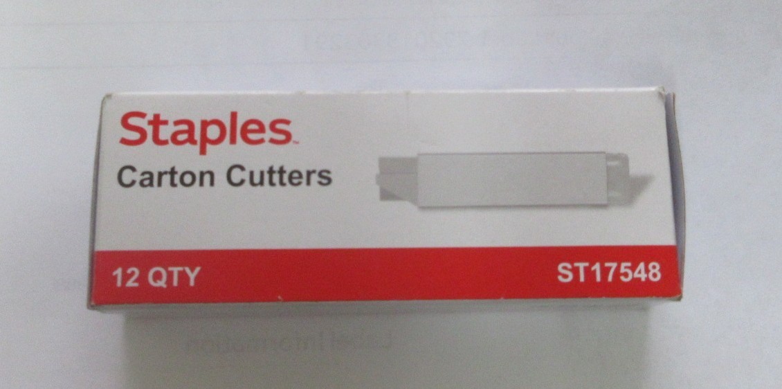 12Pack Box Carton Cutter Retractable-Utility Knife with Single Edge Razor Blade