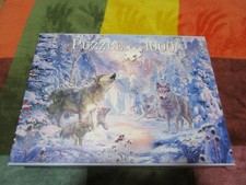 Puzzle 1000 Teile Wölfe Winterwölfe