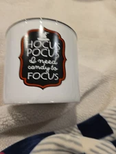 Hocus Pocus I Need Candy To Focus Tabletop Decoration
