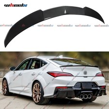 Carbon Fiber V Style Duckbill Rear Trunk Spoiler Wing For 2023-26 Acura Integra Carbon Fiber V Style Duckbill Rear Trunk Spoiler Wing For 2023-26 Acura Integra