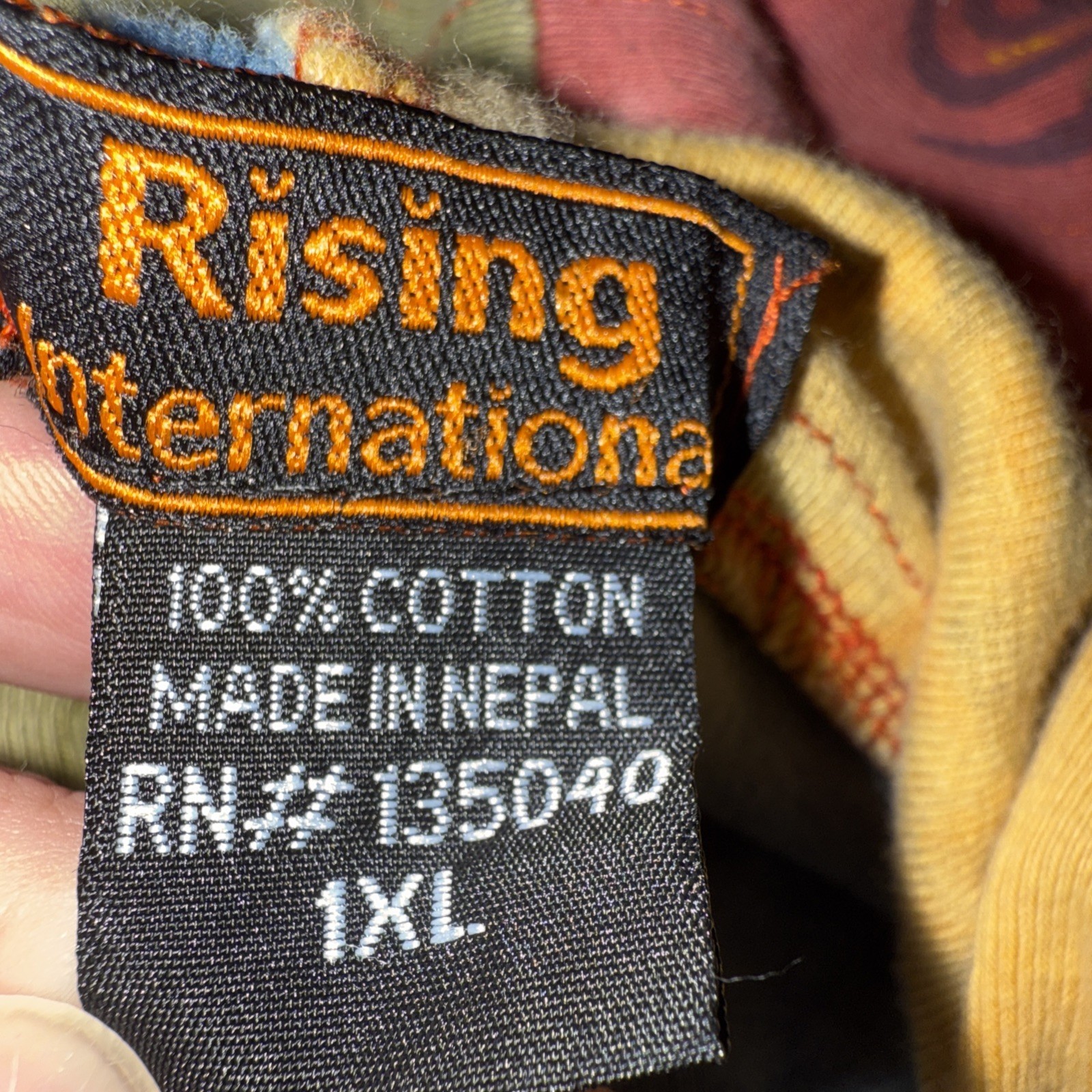 Patchwork Boho Full Zip Hoodie Jacket Colorful 1 … - image 10