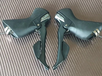 (Pair of) Shimano Tiagra ST-4700 STI Shifter Brake Levers 2x10 Speed 4700 (NEW) - Image 1 of 4