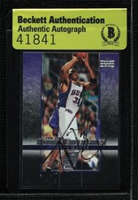 BAS 2003 Upper Deck Rookie Exclusives Shawn Marion #44 Seal of Authenticity 3c7
