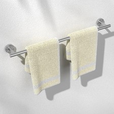 Brushed Nickel 24 Inch Towel Bar for Bathroom, SUS304 Stainless Steel Rack Mount