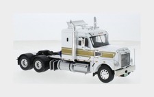 1:43 IXO Freightliner Coronado Tractor Truck 3-Assi 2012 White Gold TR210.22 Mod