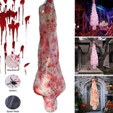 Halloween Decoration Dead Victim Props-Scary Fake Corpse Outdoor Decor With LED