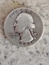 1943-D Washington Silver Quarter 