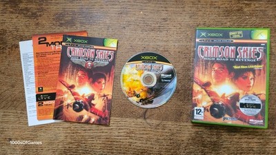 MICROSOFT XBOX ORIGINAL OG - CRIMSON SKIES HIGH ROAD TO REVENGE #RG13 CIB