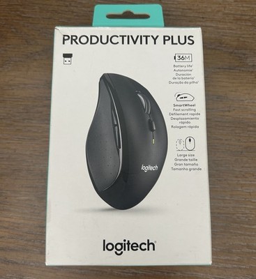 Logitech Productivity Plus Mouse 910-005745 Right Handed Wireless