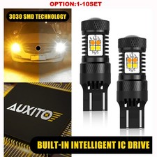 Error 7440 Free 7443 Led Turn Signal Parking Daytime Light Bulbs Whiteamber 2x