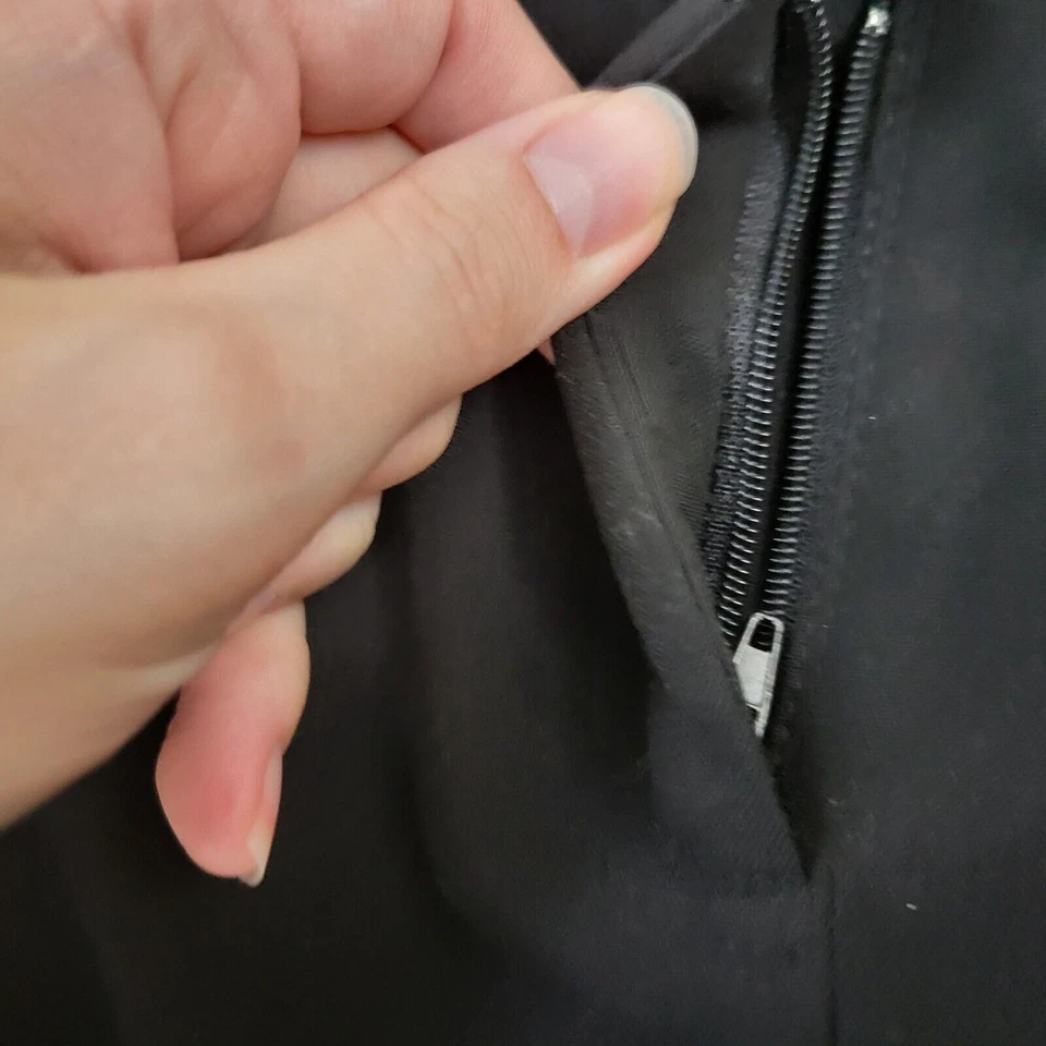 Pantalones cortos International Concepts para mujer 8P tiro medio chinos 11" entrepierna tweed negros Foto 4 de 4