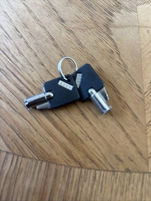 Tubular Key Set 2 Keys For Different Uses Brand Unknown. Number 1257
