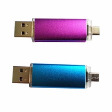 USB 2.0 16GB 32GB 64GB 128GB Micro -B/USB -A OTG USB Flash Drive Memory Stick