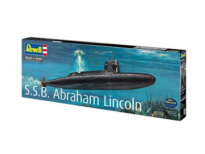 Revell G 5185 Abraham Lincoln Ballistic Missile Submarine + Interior model 1/253