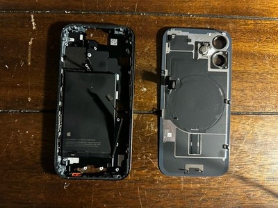 OEM iPhone 16 Housing / Frame w/ Back Glass + Battery Installed   Excellent