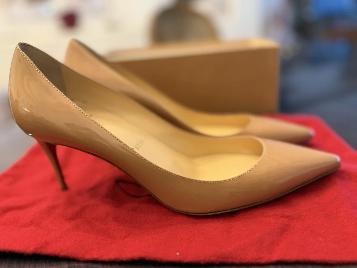 Christian Louboutin Decollete Pump Patent Leather Heels for sale