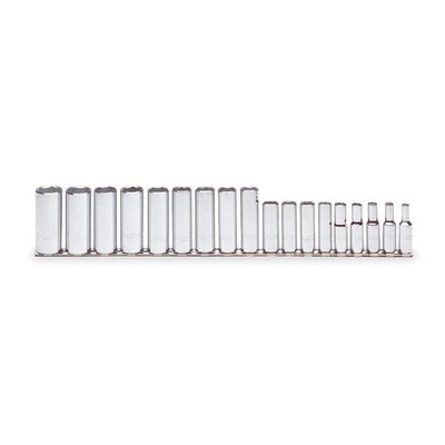 PROTO J52207 Socket Set,Range 6 mm to 23 mm,12-Point 4JW19