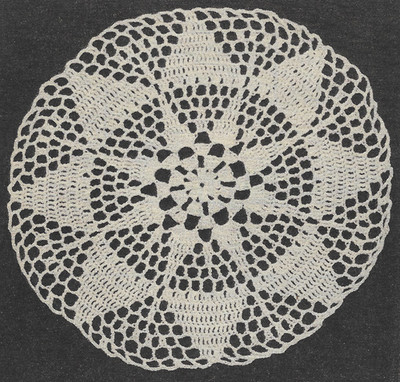 vintage, Dream Star Doily crochet PATTERN INSTRUCTIONS