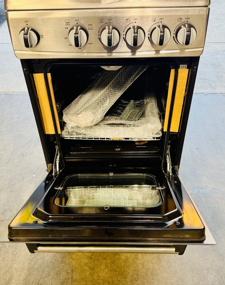 Avanti Estufa de Gas Compacta de 20", Acero Inoxidable de 20” - Modelo de Piso NUEVO Foto 4 de 4