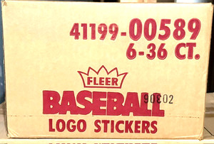 1989 FLEER FACTORY SEALED WAX CASE (6) EARLY CODE RIPKEN FF, GRIFFEY ROOKIE ?