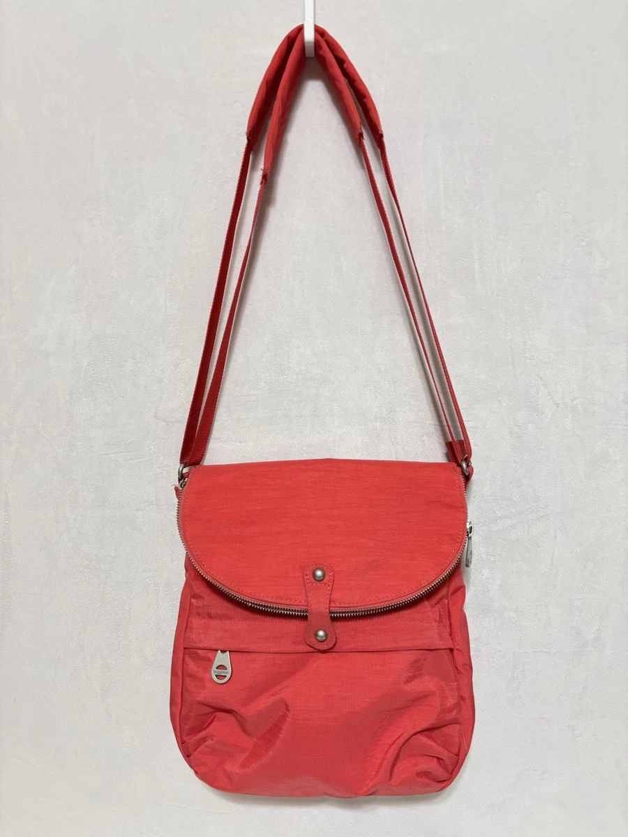 Sac Bandoulière Baggallini Orange - Femme, Nylon, 11x10 Pouces