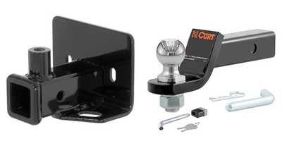 CURT Trailer Hitch Class 3 Tow Kit, 2in Ball Mount, Hitch Lock, Pin & Clip 13229