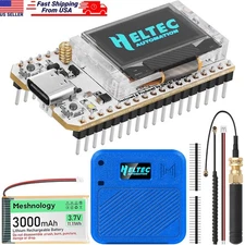 LoRa V3 ESP32 Wi-Fi Board + Antenna +HelTec 915MHz Case + Battery for Meshtastic