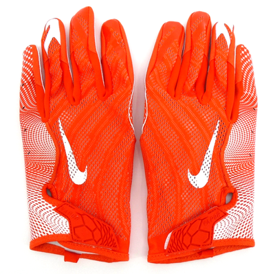 Nike Vapor Knit Football Gloves 3.0 Men's 3XL Team Orange/White | eBay