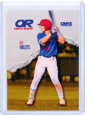 2025 Onyx Rips Baseball ELI WILLITS RC Rookie Prospect GOLD Paper Parallel /15