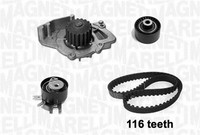 Magneti Marelli Wasserpumpe + Zahnriemensatz 341401690001 FüR Ford Peugeot MAX 4