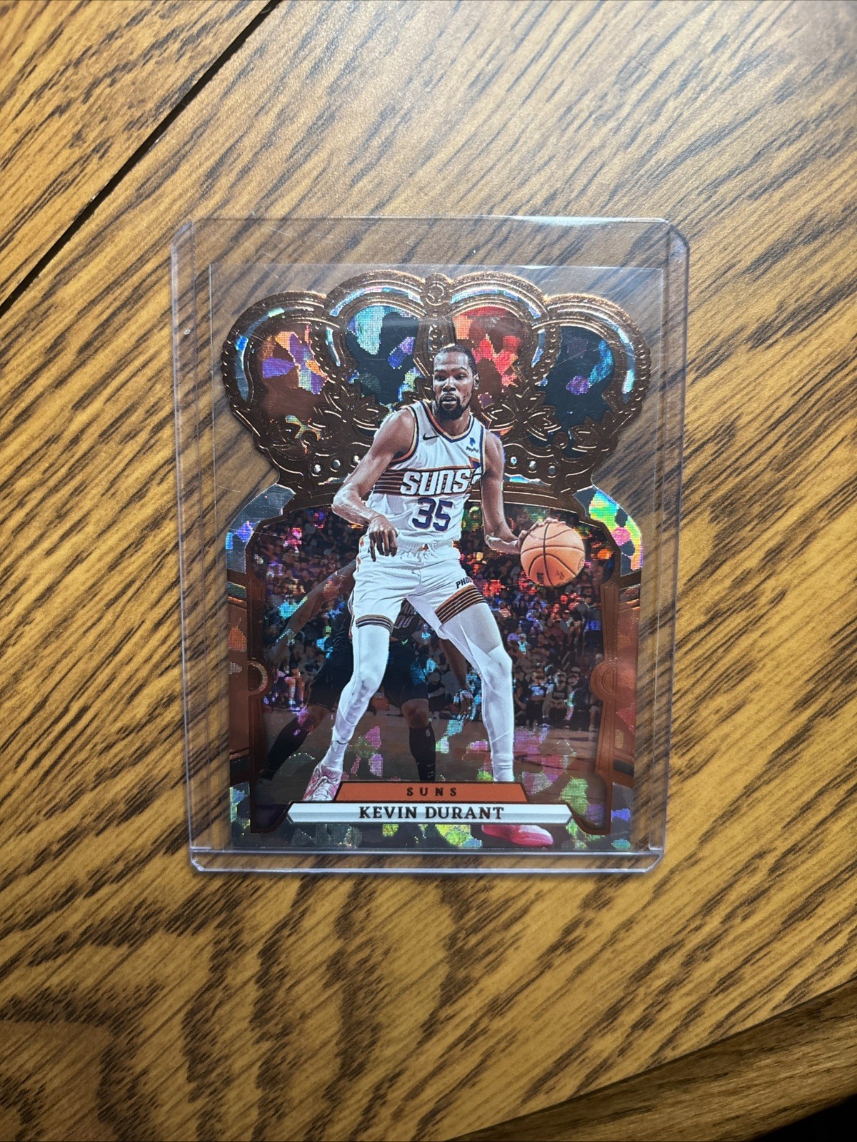 2023-24 Panini Crown Royale #74 Kevin Durant Crystal