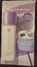 TATCHA THE SILK SUNSCREEN SPF50  THE DEWY SKIN CREAM PLUMP PROTECT DUO EXP 9/26