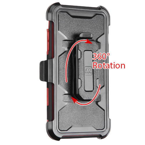 RUGGED SHOCKPROOF CASE W/STAND COVER+HOLSTER CLIP FOR iPHONE 7 / 8 / PLUS - Picture 12 of 55