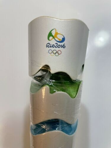 2016 Rio Olympic Torch Model Set Certificate & Box H 33cm - Picture 5 of 12