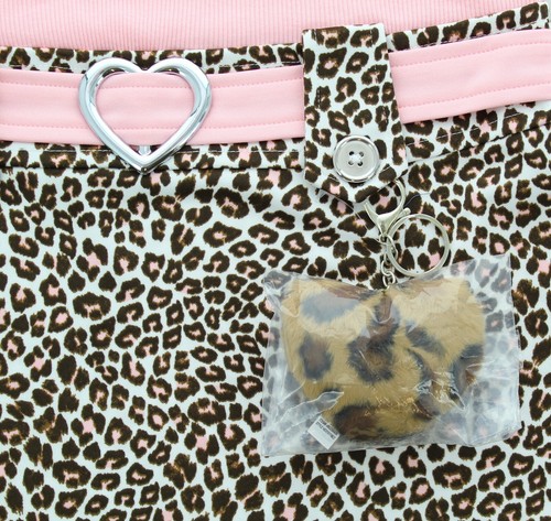 Pink & Violet Girl's Marsha Dress Sparkles Short Sleeve, Belt Look Key Chain Fob - Picture 16 of 25