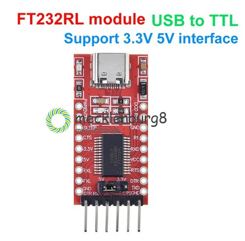 FT232 FT232RL FTDI USB 3.3V 5.5V to TTL Serial Adapter Module Type-C / Mini USB - Bild 5 von 7