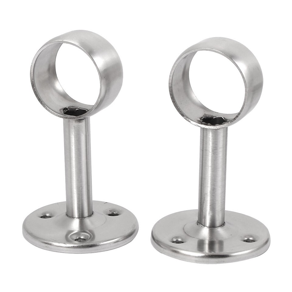 2 Häfele Schrankrohrlager Kleiderstangenhalter Oval Zum Einstecken In Lochreihe - Foto 2