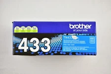 Brother Genuine TN433C High Yield Cyan Toner Cartridge NO RETAIL BOX