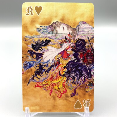 Final Fantasy 35th Anibersary Playing cards Trump King Heart cc395