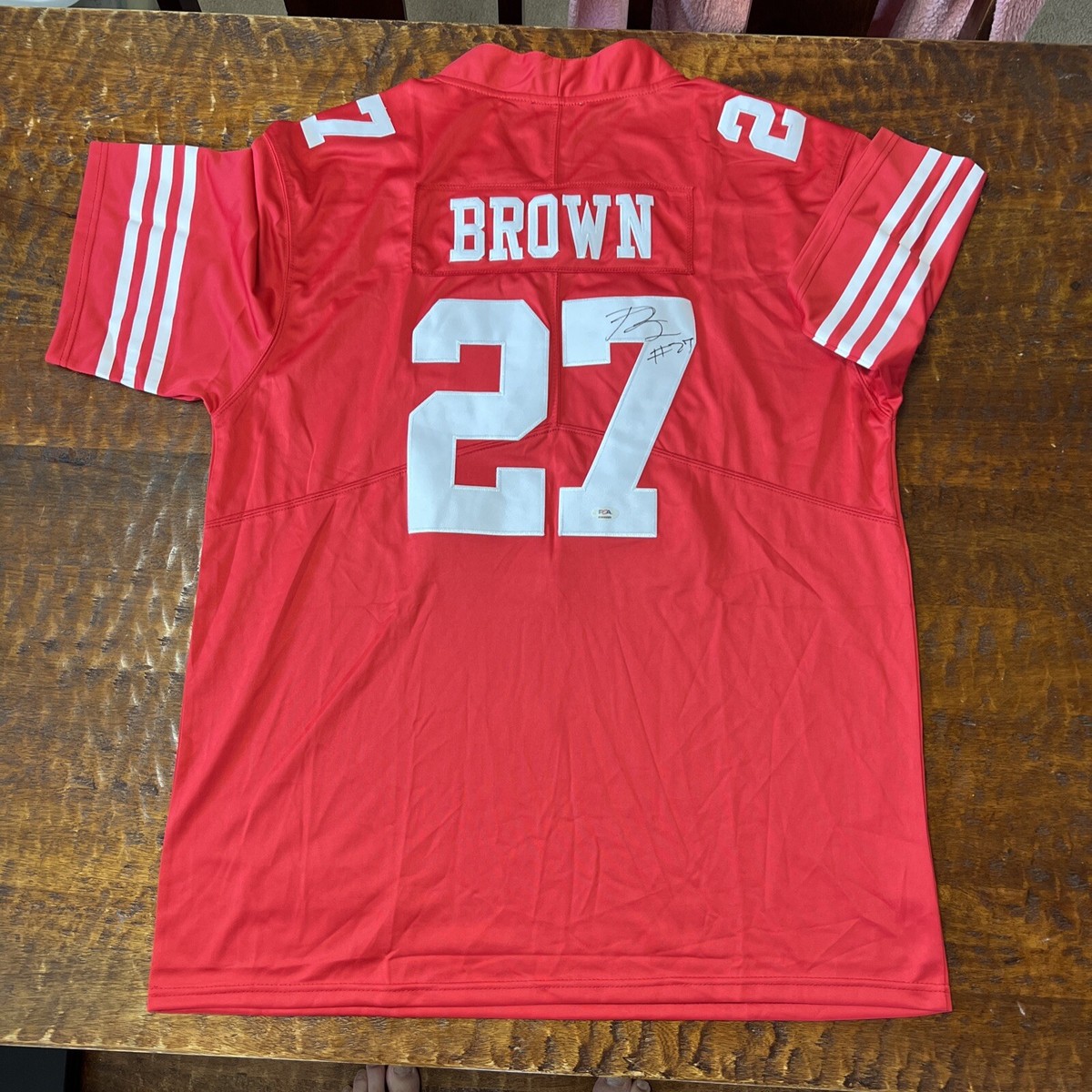 Ji'Ayir Brown Signed San Francisco 49ers Jersey PSA DNA