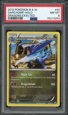 Pokemon PSA 8 NM-MT Dragons Exalted Holo Garchomp 90/124 (MD) | eBay