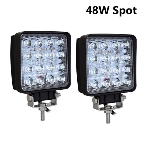20X 48W Spot LED Work Light Bar 3D Lens Driving DRL SUV 4WD Boat Truck Offroad - Imagen 3 de 8