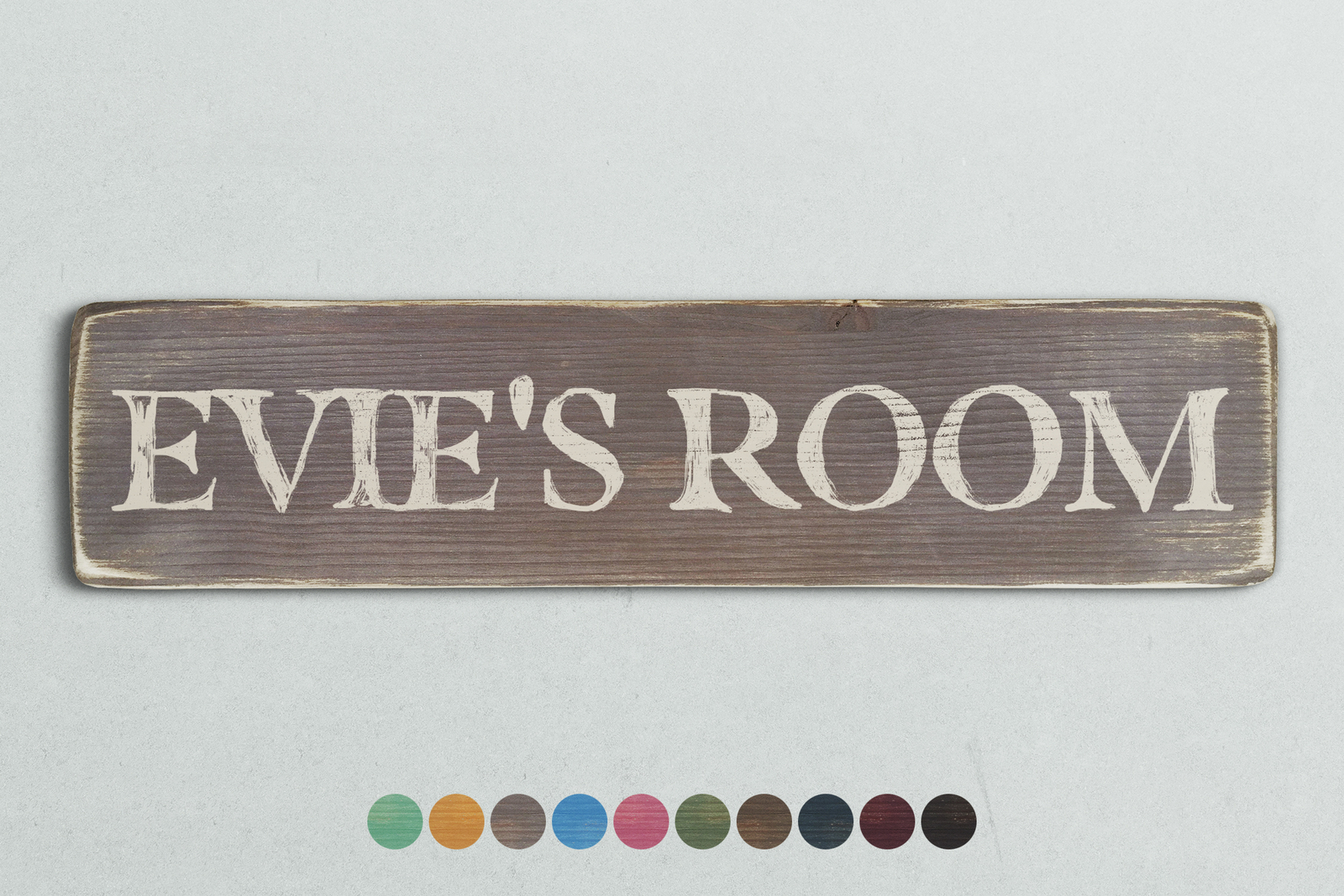 EVIE'S ROOM Vintage Style Wooden Sign. Shabby Chic Retro Home Gift | eBay