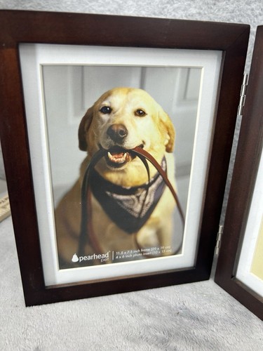 Pearhead Dog or Cat Pet Keepsake Photo Frame Hinged Framed
