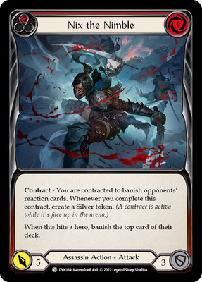 Nix the Nimble (Red) Dynasty NM Flesh And Blood
