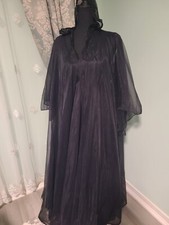 Miss Elaine Womens Sheer Peignoir Size S/M